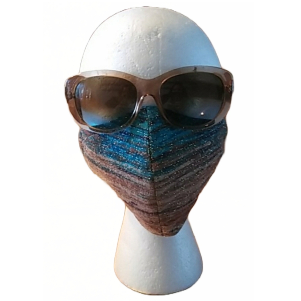 WOMEN’S “GLITTERY SANDSTONE” COTTON FACE MASK
